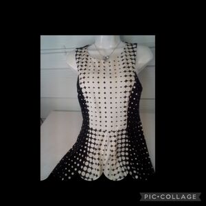 STITCH Between Black and White Dress